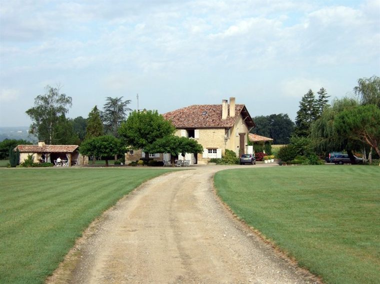 L'allée d'arrivée